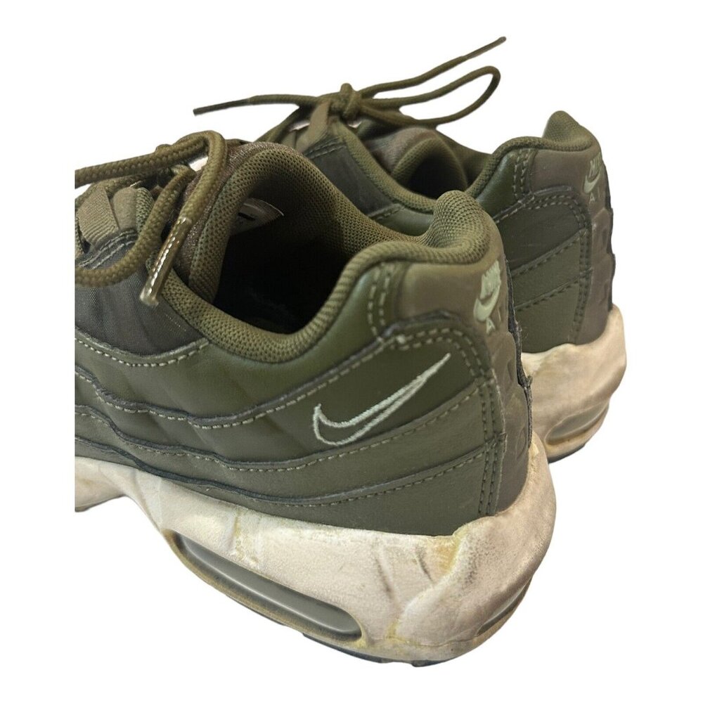 Nike Air Max 95 Olive Green Athletic Shoes - Picture 10 of 16